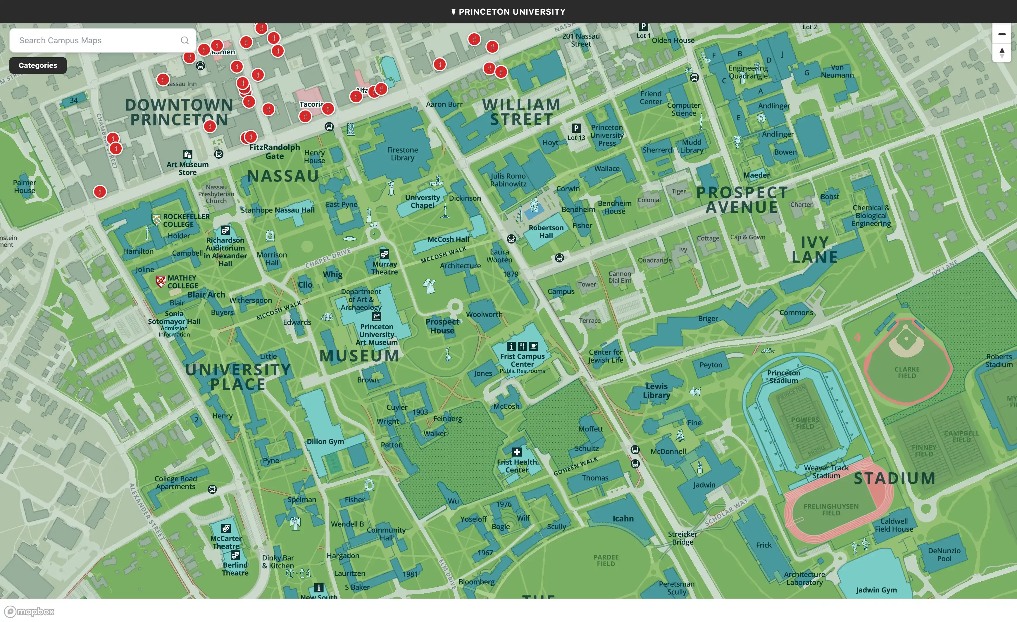 Tiger Map app screenshot